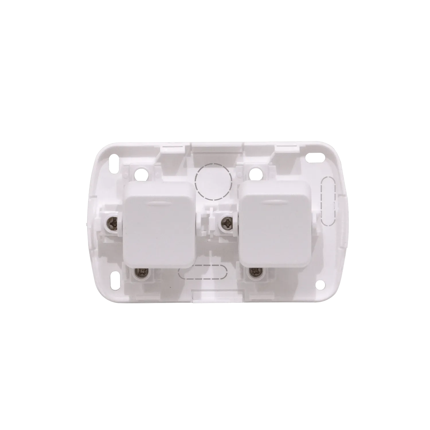 KALOP 9/15 Boton Switch Doble Sobrepuesto Blanco Tekna IP20 KS39651 4