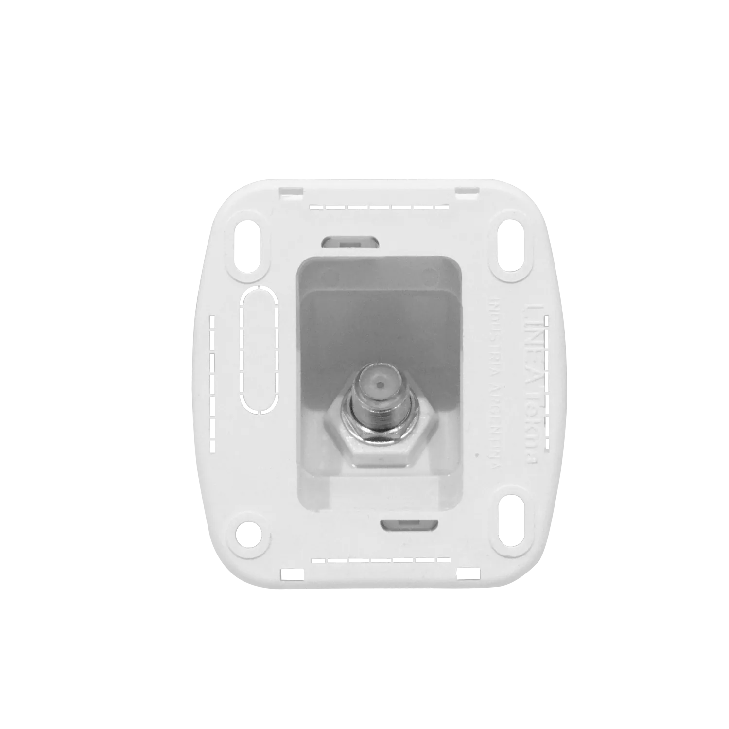KALOP Roseta Blanco Toma Catv Pin Fino F-F Coaxial F-H F-H KS39655 2