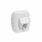 KALOP Roseta Blanco Toma Catv Pin Fino F-F Coaxial F-H F-H KS39655 - Miniatura 4
