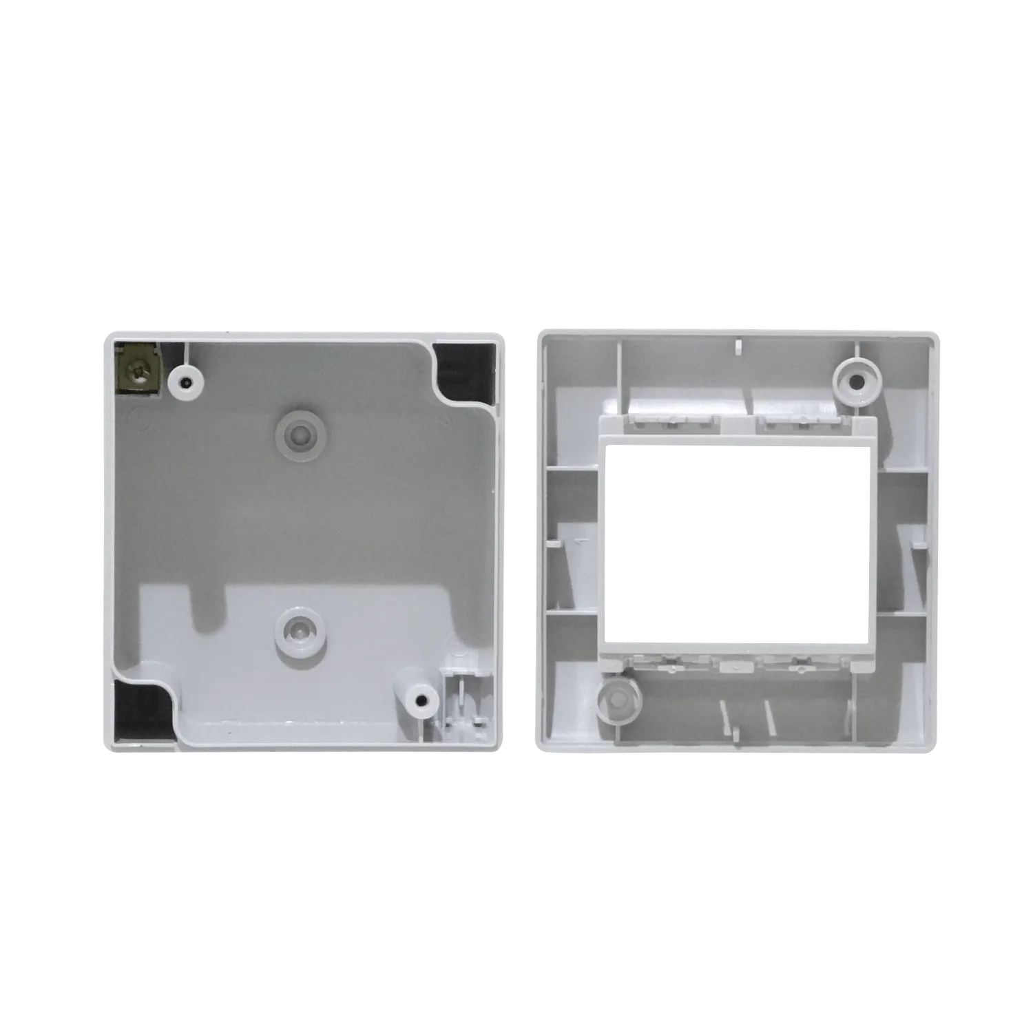 KALOP s/Tapa 2-Modulos Caja Gris IP40 2-Puestos Sigma KL42013 2
