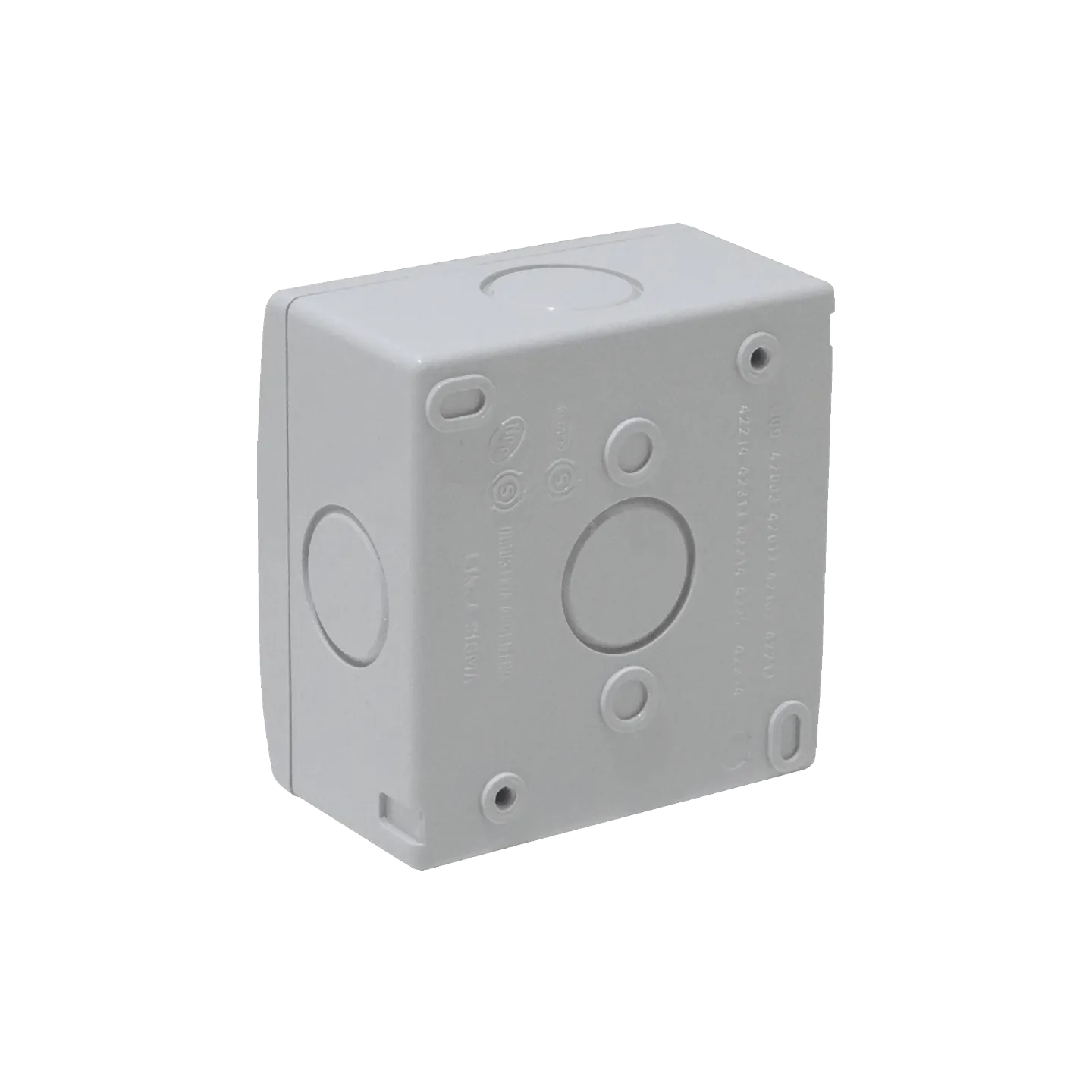 KALOP s/Tapa 2-Modulos Caja Gris IP40 2-Puestos Sigma KL42013 5