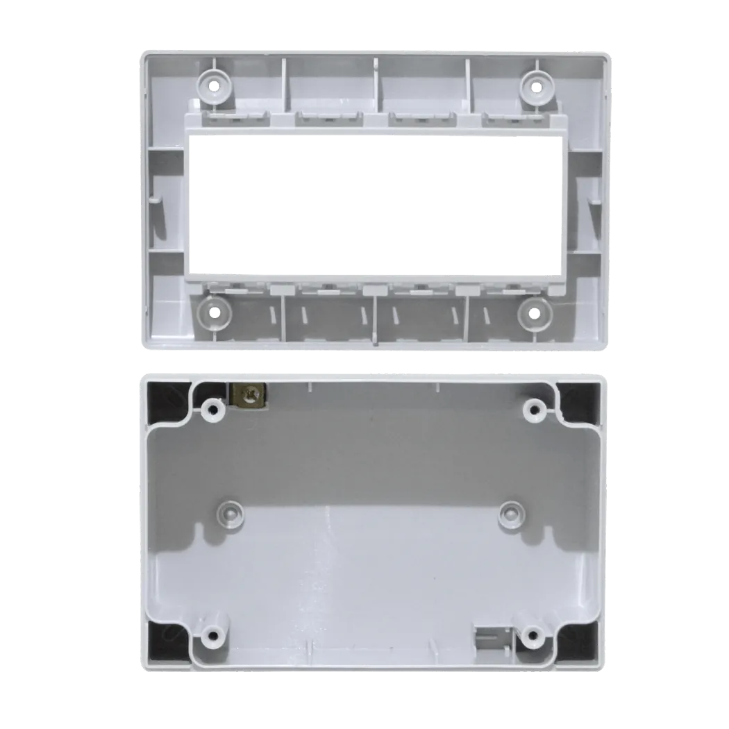 KALOP s/Tapa 4-Modulos Caja Gris IP40 4-Puestos Sigma KL42023 5