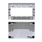 KALOP s/Tapa 4-Modulos Caja Gris IP40 4-Puestos Sigma KL42023 - Miniatura 5
