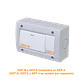 KALOP s/Tapa 4-Modulos Caja Gris IP40 4-Puestos Sigma KL42023 - Miniatura 6
