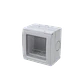 KALOP c/Tapa 2-Modulos Caja Gris IP55 2-Puestos Sigma KL42213 - Miniatura 2