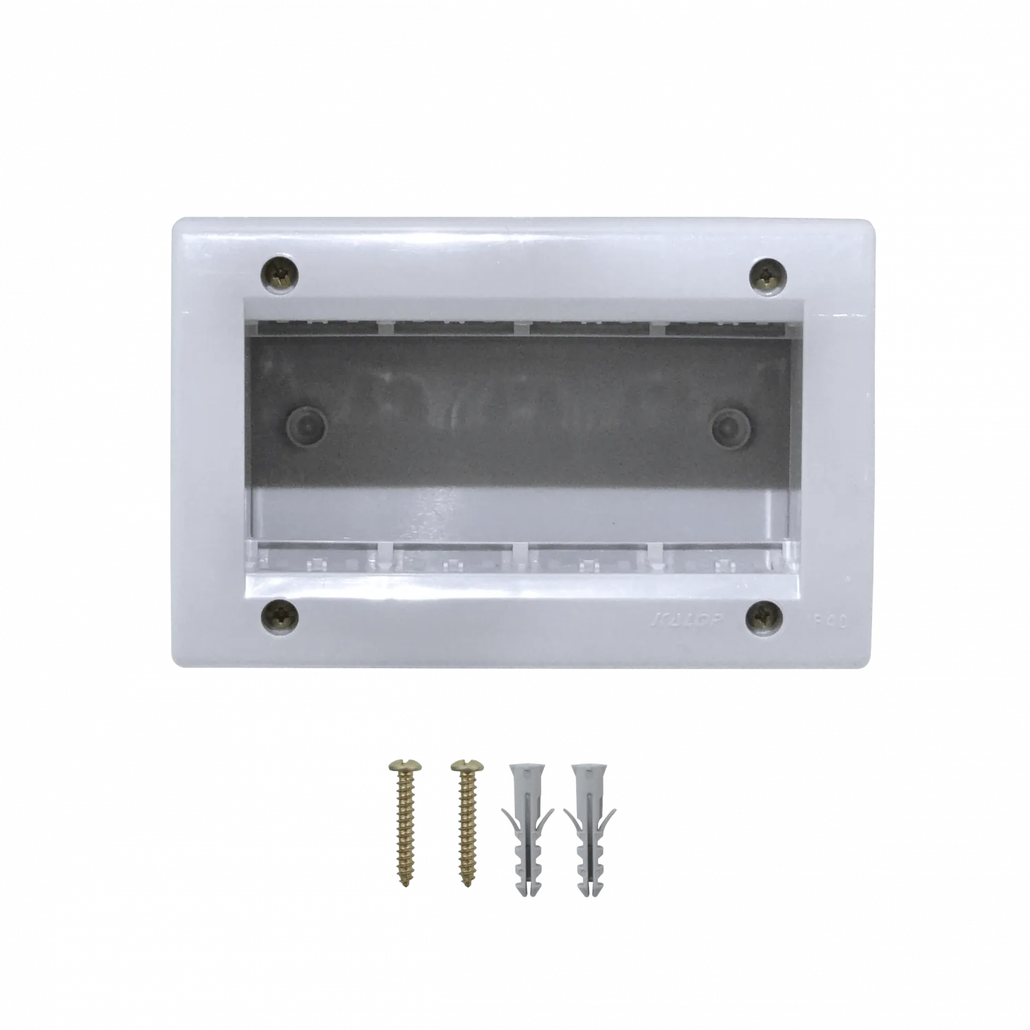 KALOP s/Tapa 4-Modulos Caja Gris IP40 4-Puestos Sigma KL42023 4