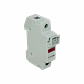 1x32A 10x38mm2 E91/32 660V Base para Fusible Cilindrico en Riel Din - Miniatura 3