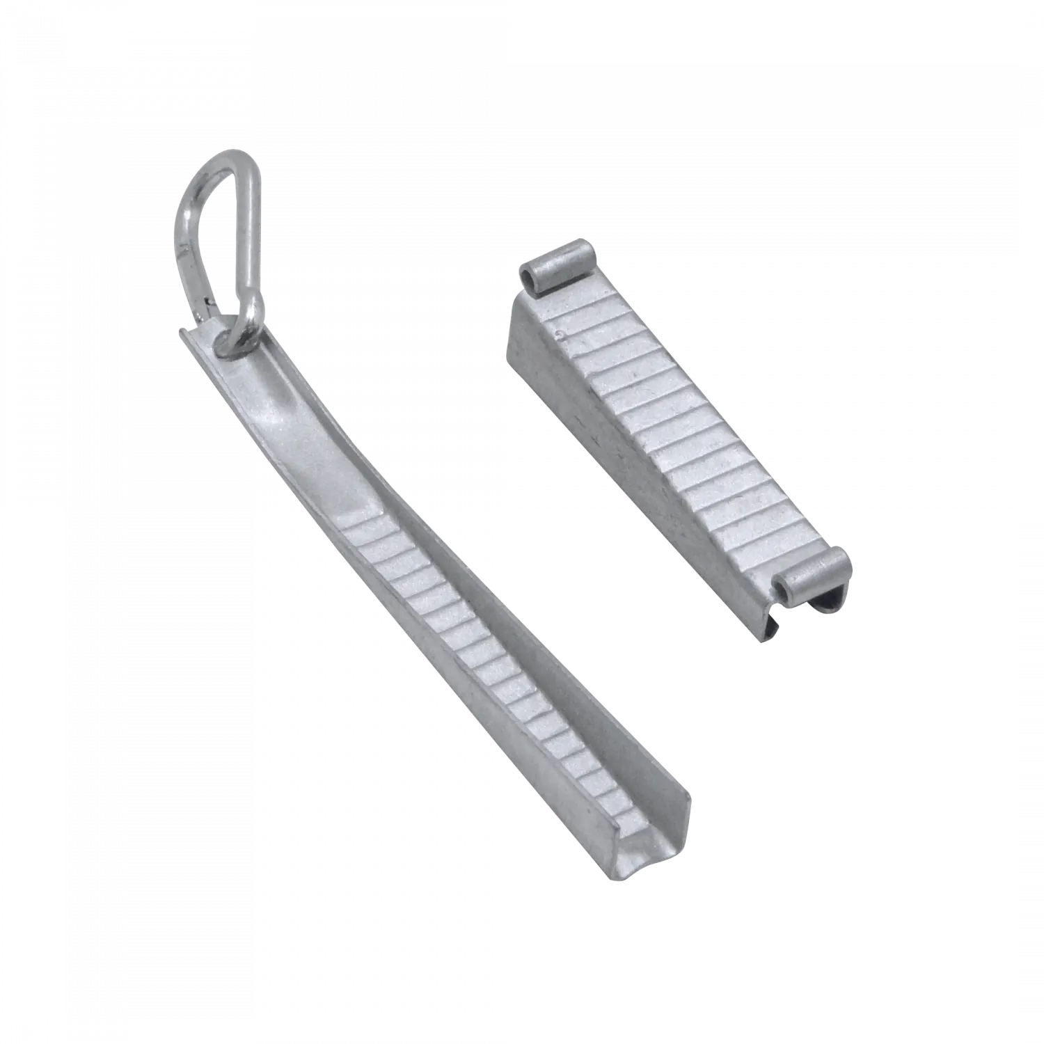 Gancho Metal 40x19x4mm Sujecion Metal 124x20x15mm p/Cable Fibra Drop 2