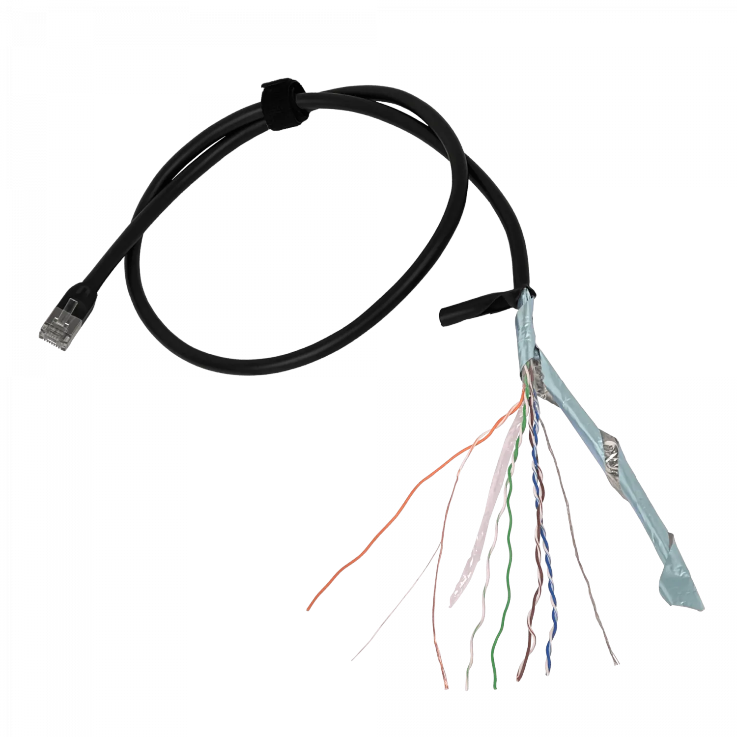 Cable Exterior Cat5e Ubiquiti F/UTP Negro 1m   4