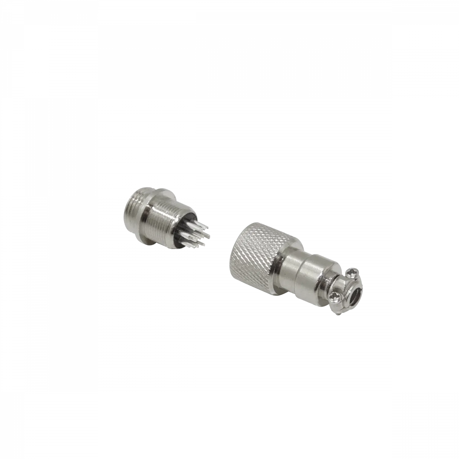 Conector GX12 Macho Volante de 7 Pines Soldable GX12MV-7 4