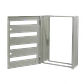 Chasis interno Tibox ST-825 743x529mm con 4 riel din 53cm para tablero ST6-825 - Miniatura 3