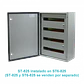 Chasis interno Tibox ST-825 743x529mm con 4 riel din 53cm para tablero ST6-825 - Miniatura 5