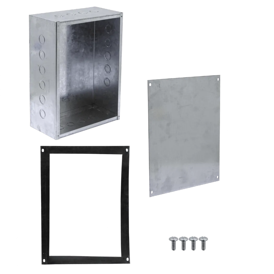 C34 Caja 400x300x150mm c/Tapa-405x305mm Zincada Metalica 2