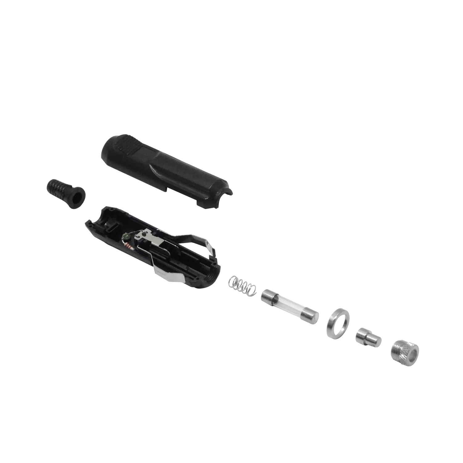 Conector Macho Vehicular MACHO-AUTO 5A con Fusible, para Encendedor de Auto, Color Negro 2