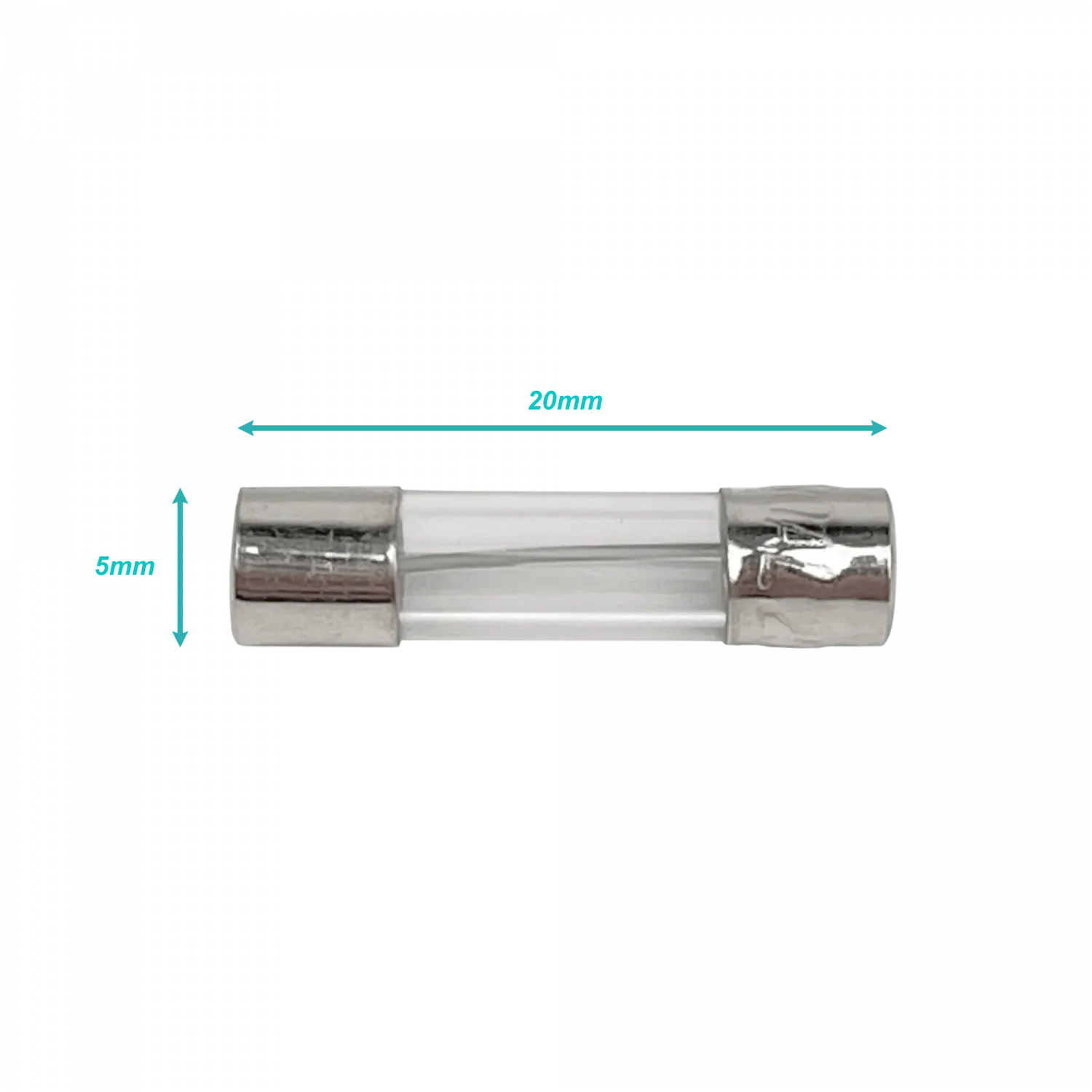 CAJA 100-unids. 30A 5x20mm 250V Fusible Rapido Cilindrico Vidrio 4