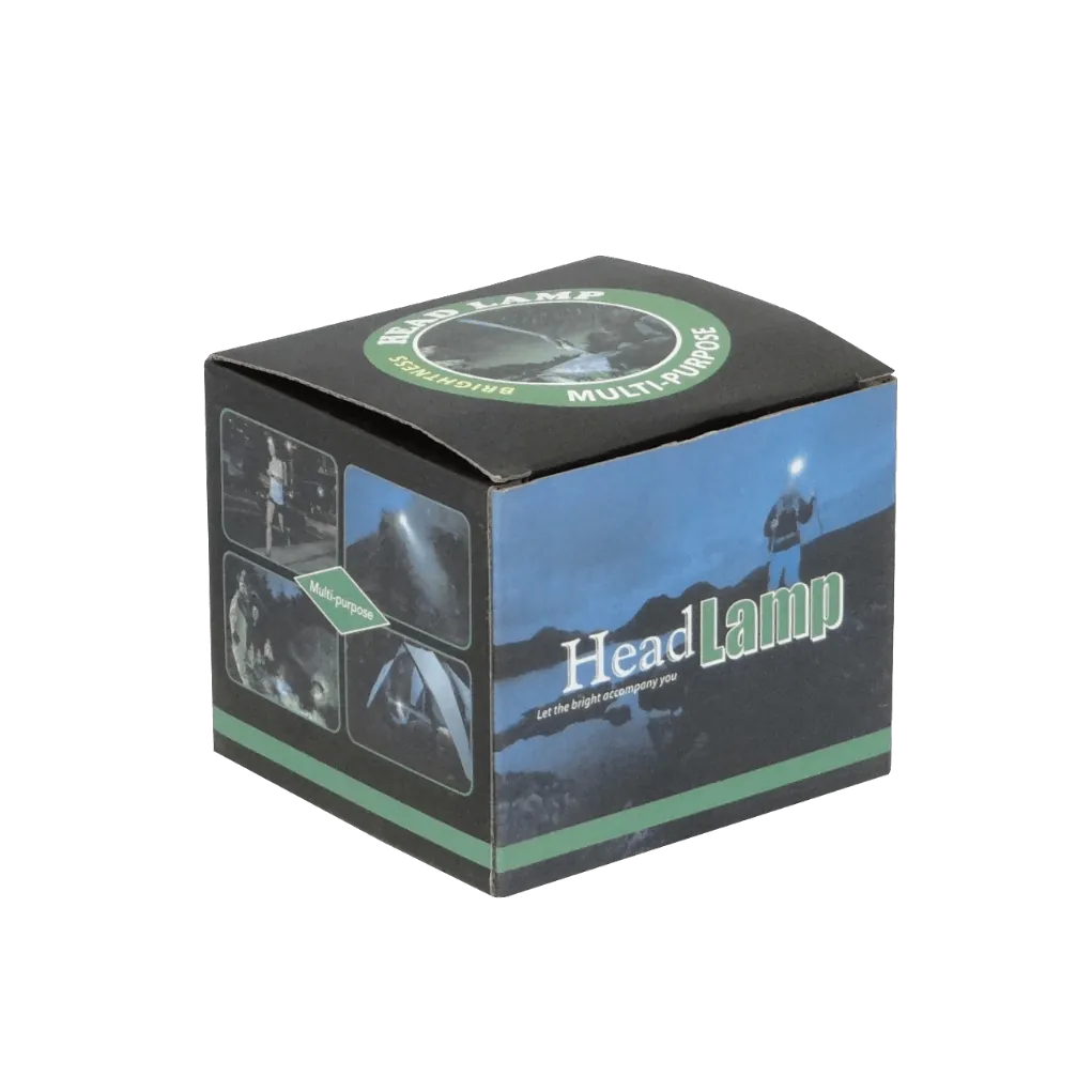 Linterna 1-LED Cintillo p/Cabeza inc-Pila-18650 Litio Recargable 4