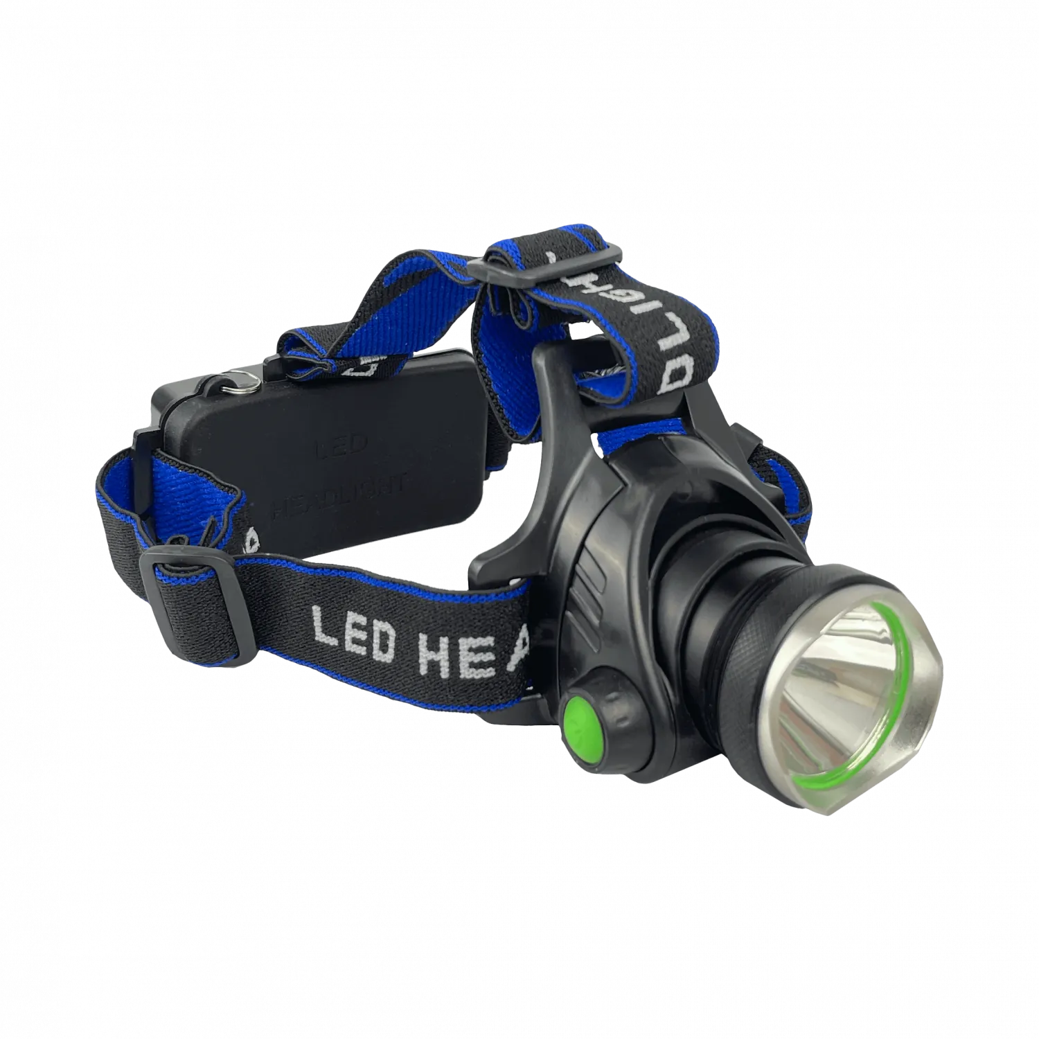 Linterna 1-LED Cintillo p/Cabeza inc-Pila-18650 Litio Recargable 2