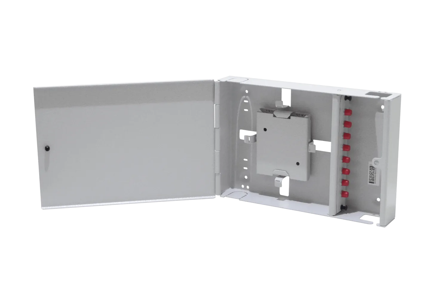 Caja de Empalme de Fibra Óptica con 8 Acopladores FC/UPC y Pigtails - CFM-8F 4
