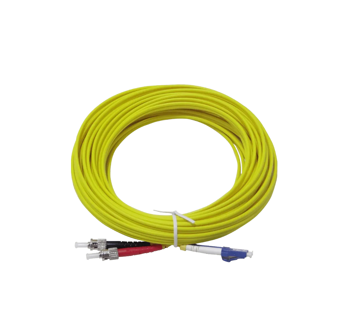 10mt LC-ST/UPC MonoModo SM Duplex Jumper Cable Fibra 9/125um 3mm LSZH 2