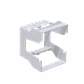 KALOP Porta 2-Modulo KEP para Riel Din-35mm Ancho-52mm Alto-65mm - Miniatura 3