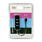 Hub USB 4 puertos USB2.0 conector USB-C cable 10cm - Miniatura 2