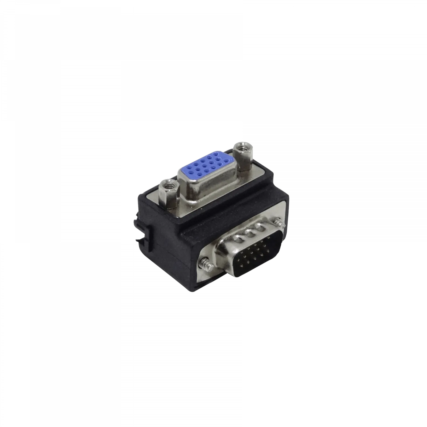 Conector Angular VGA Macho-Hembra sin Cable HDB15/HM Vertical-A 2