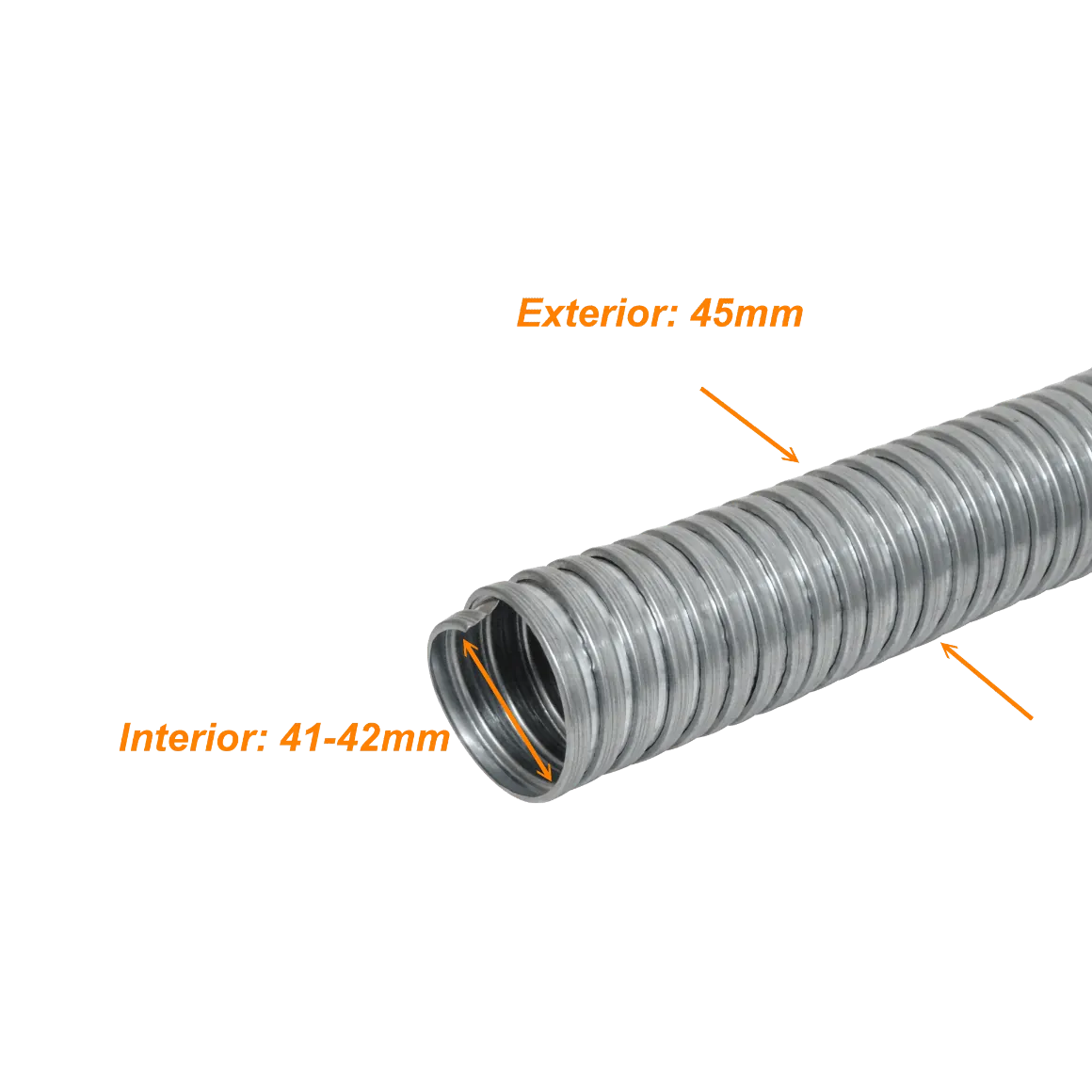 Conduit Flexible 2-Pulg Solo-Metal 50mm Rollo-20mts  2