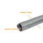 Conduit Flexible 2-Pulg Solo-Metal 50mm Rollo-20mts  - Miniatura 2