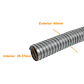 Conduit Flexible 1-1/2-Pulg Solo-Metal 40mm Rollo-30mts  - Miniatura 2