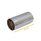 Union zincada Linkchip EMT50 U 50mm para conduit rigido metalico largo 11cm - Miniatura 2