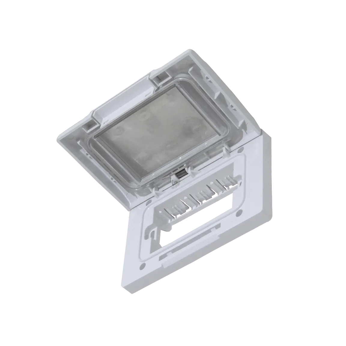 KALOP Tapa Exterior Porta 3-Modulos Gris IP55 3-Puestos Sigma KL42403 3