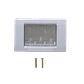 KALOP Tapa Exterior Porta 3-Modulos Gris IP55 3-Puestos Sigma KL42403 - Miniatura 4