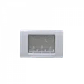 KALOP Tapa Exterior Porta 3-Modulos Gris IP55 3-Puestos Sigma KL42403 - Miniatura 2