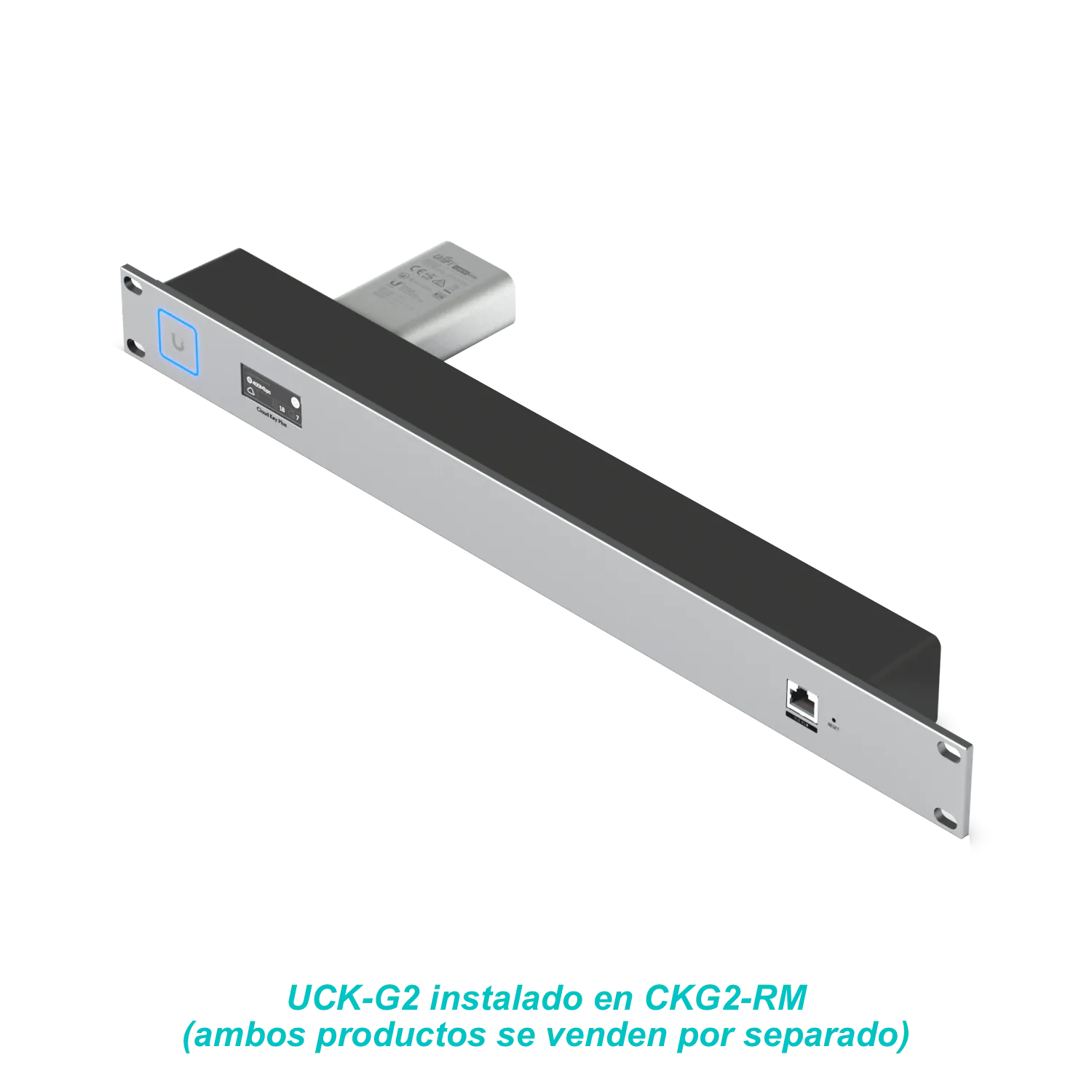 UBIQUITI Soporte Rack 1U para UCK-G2 y UCK-G2-PLUS con fuente de poder 4