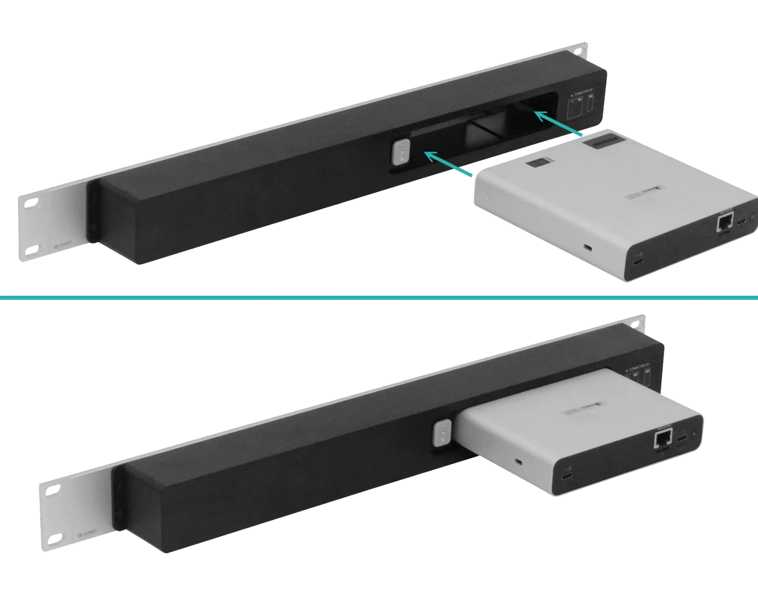 UBIQUITI Soporte Rack 1U para UCK-G2 y UCK-G2-PLUS con fuente de poder 7