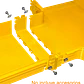 Unión Amarilla para Canalización, PC+ABS LSZH, 360x100mm, Hembra - Miniatura 4