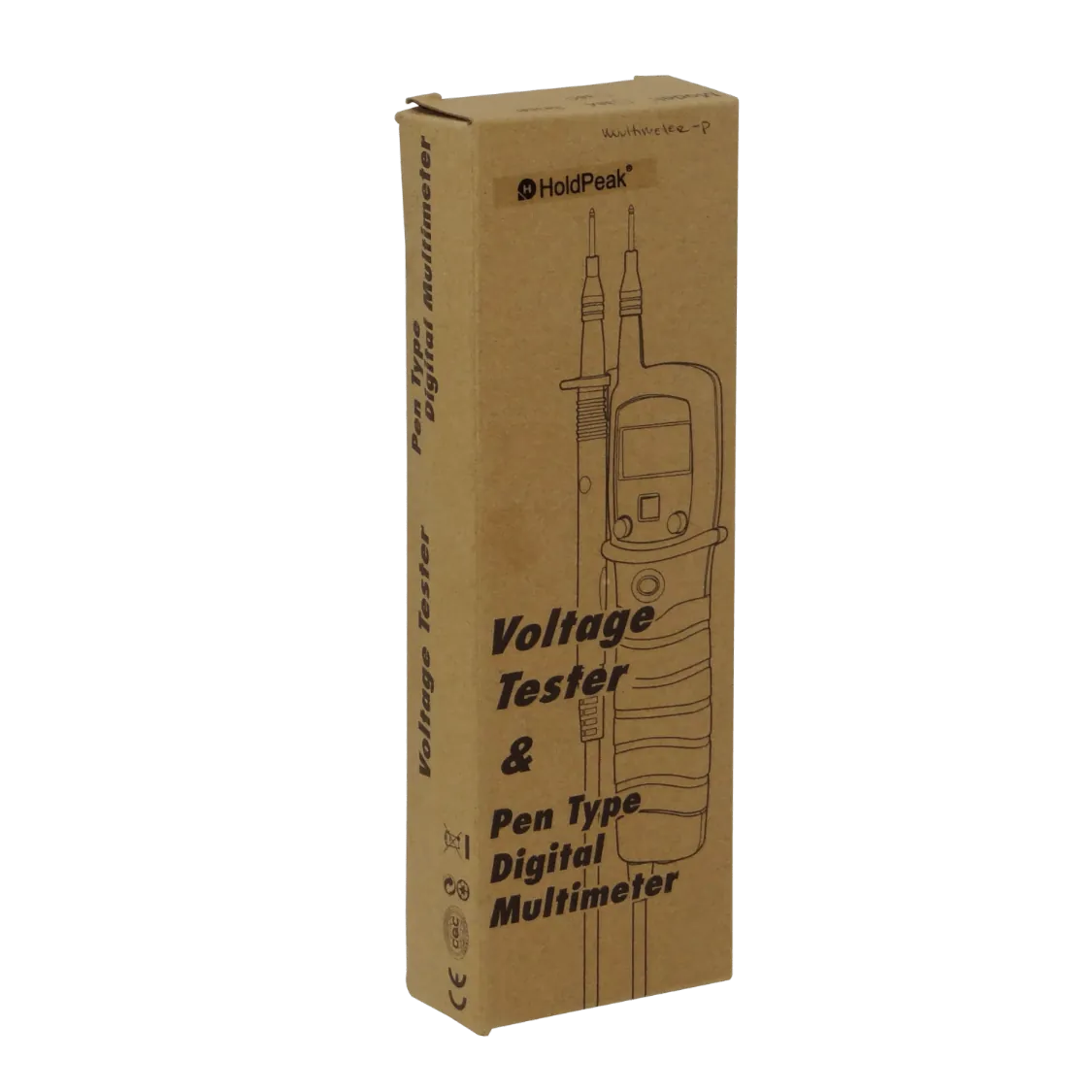 Multitester Directo 1-Pinza-Fija Digital req-2x-AAA 600VDC/AC HP-38B 2