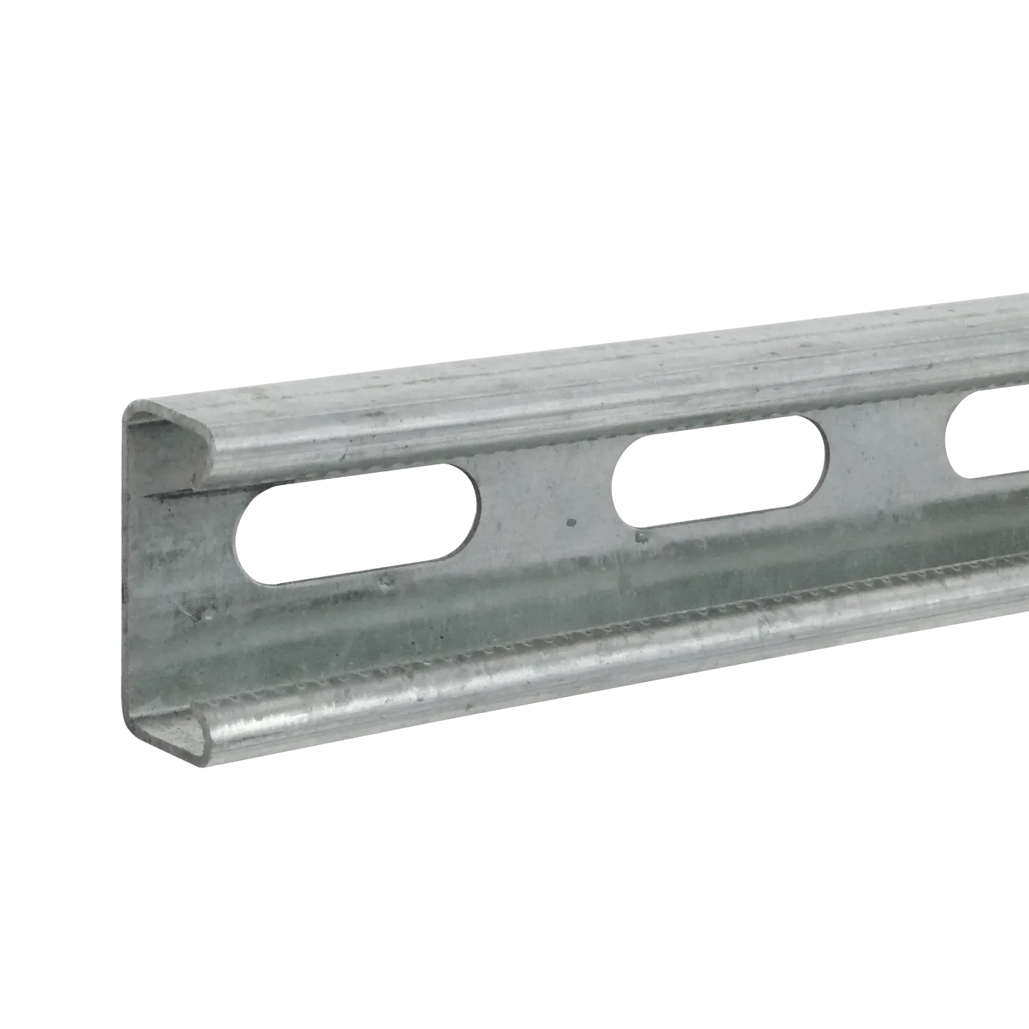 Perfil Strut 1mt 21x41x1,2mm Perforado Fierro 100cm 3