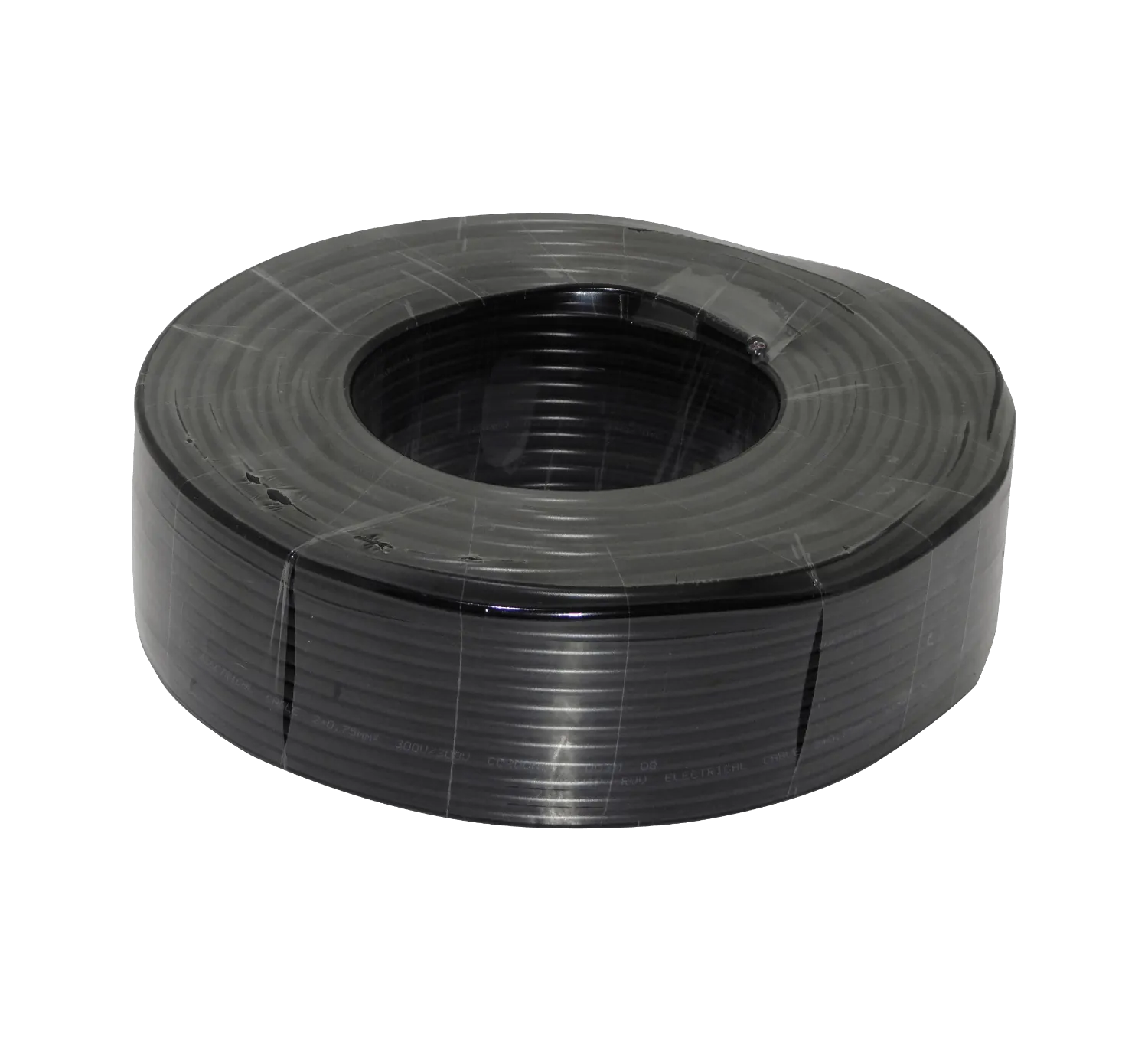 Cable Eléctrico Negro PVC RVV 2x0,75mm² 4-6A 100m 2