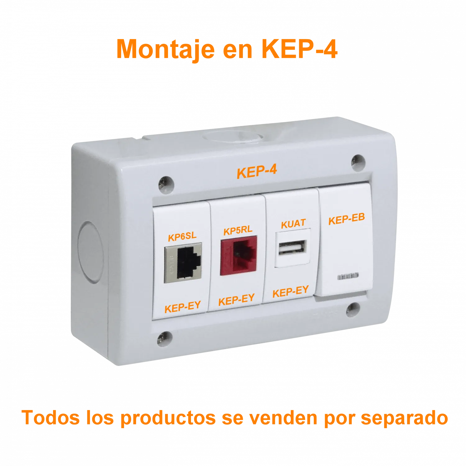 Modulo Vacio requiere bastidor KEP-A KALOP Blanco 1-Keystone  5