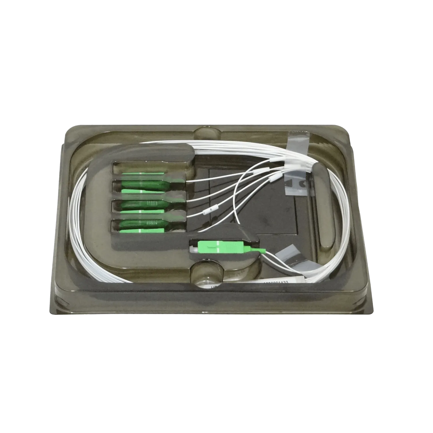 Divisor GPON 1x4 SC/APC, 3m (150cm+150cm), Rango 1260-1650nm, Exterior, Ubiquiti UF-SPLITTER-4 2
