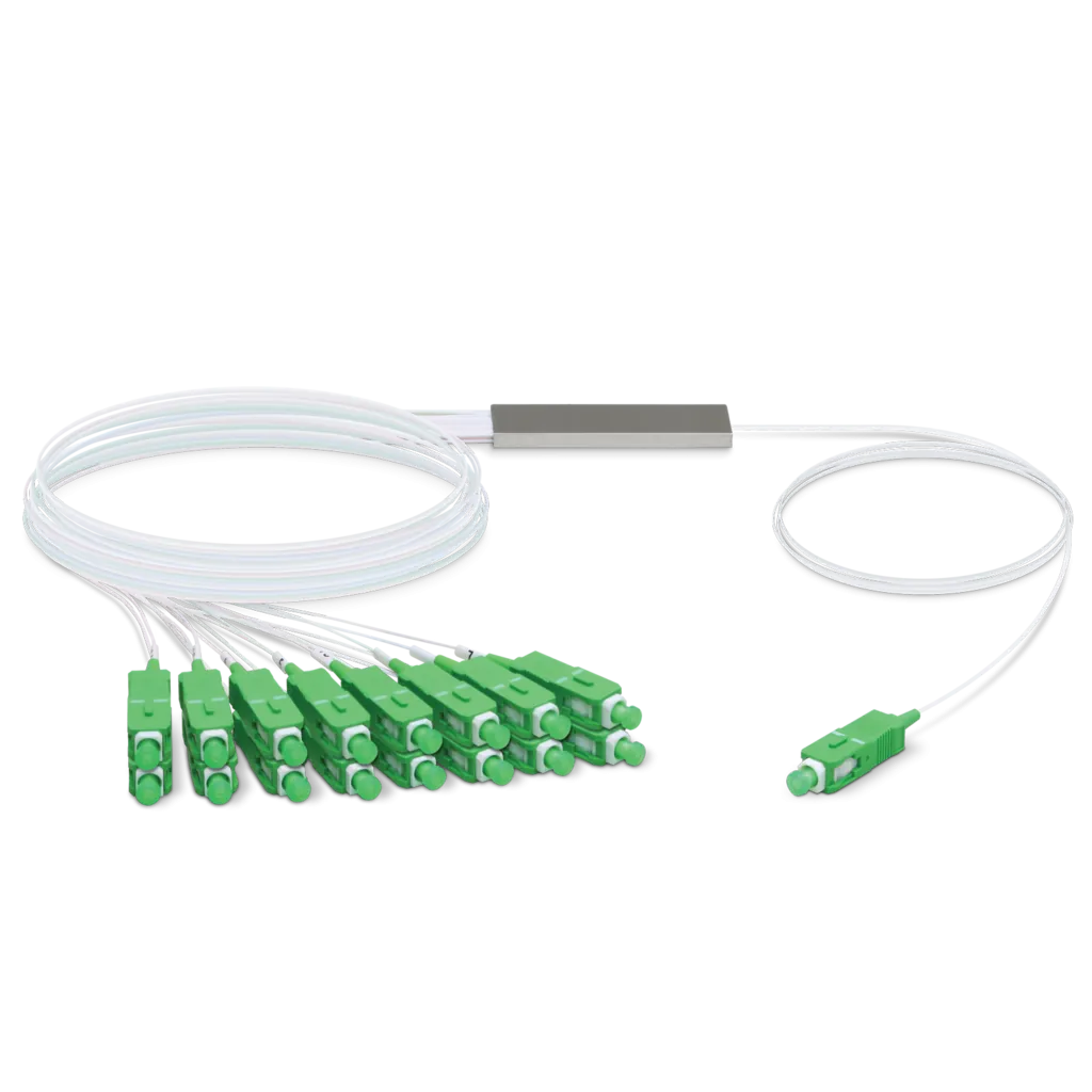 Divisor GPON 1x16 SC/APC, 3m (150cm+150cm), Rango 1260-1650nm, Exterior, Ubiquiti UF-SPLITTER-16 3