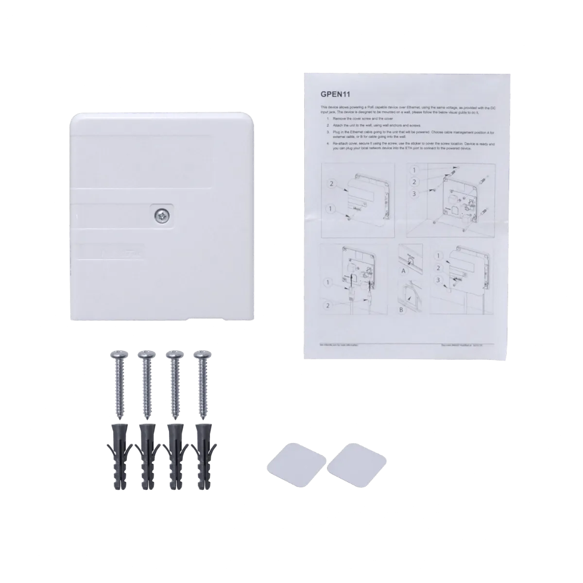 Inyector PoE Pasivo MikroTik GPEN11, 1Gbps, Doble RJ45, Soporte de 12-57V  6