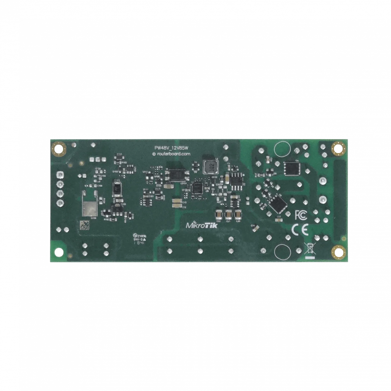 Fuente de Poder MikroTik PW48V-12V85W - ±48V DC a 12V 7A para Routers CCR y CRS 2