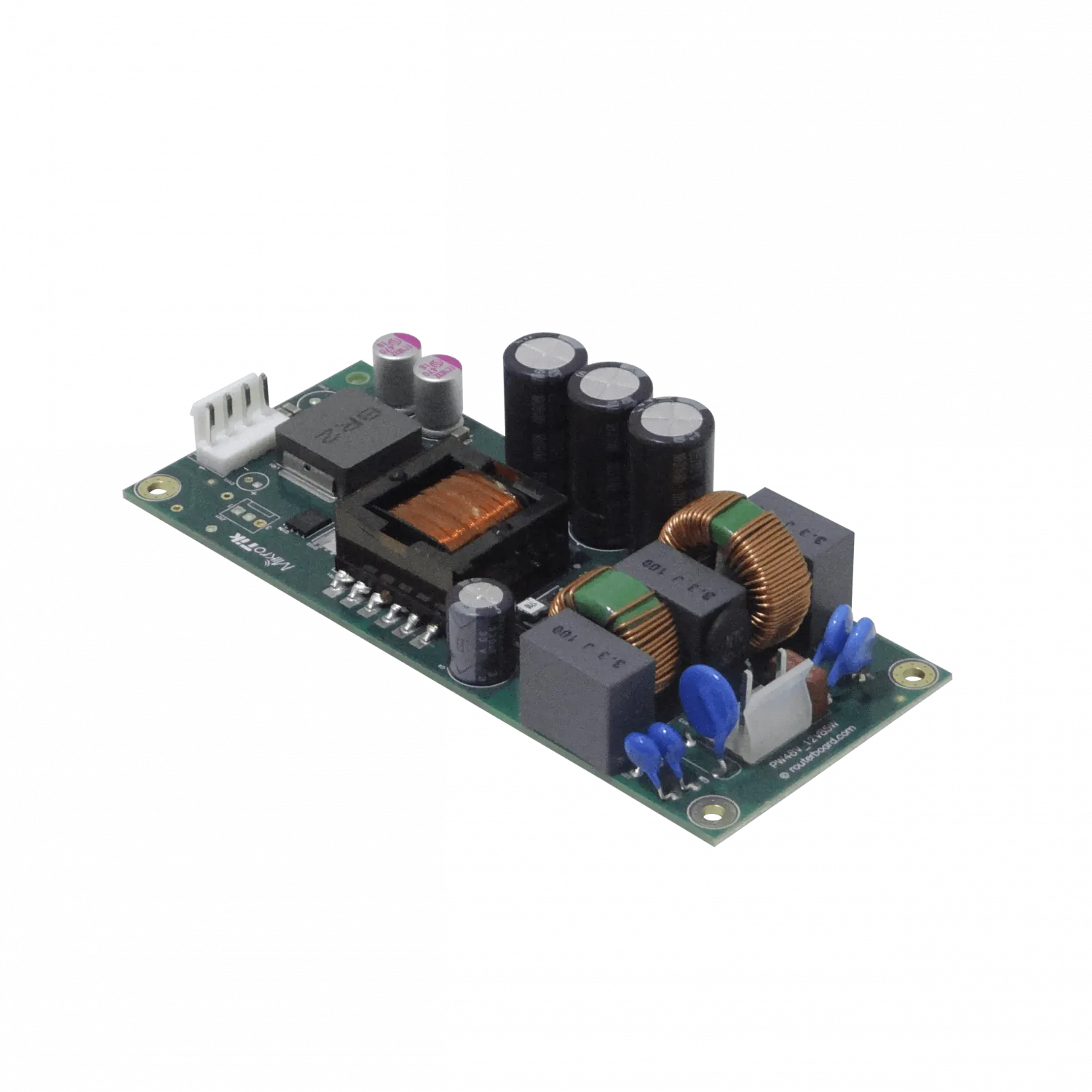 Fuente de Poder MikroTik PW48V-12V85W - ±48V DC a 12V 7A para Routers CCR y CRS 4