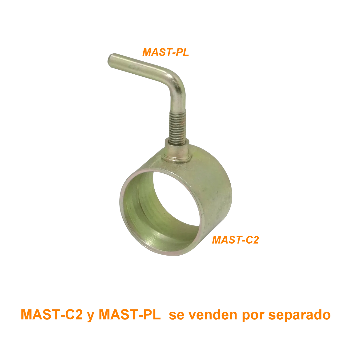 Base para tubo de 38mm req/MAST-PL Fijacion Mastil Telescopico 2