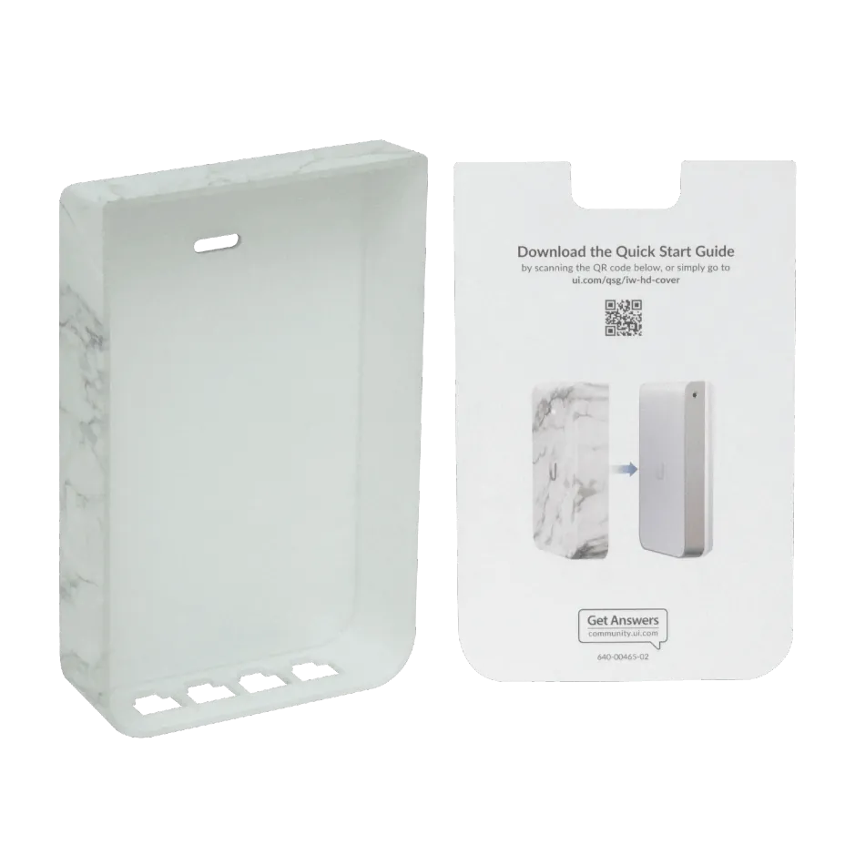 Cubierta Mármol Ubiquiti IW-HD-MB - Diseño Mármol, Reemplazo para UAP-IW-HD 3