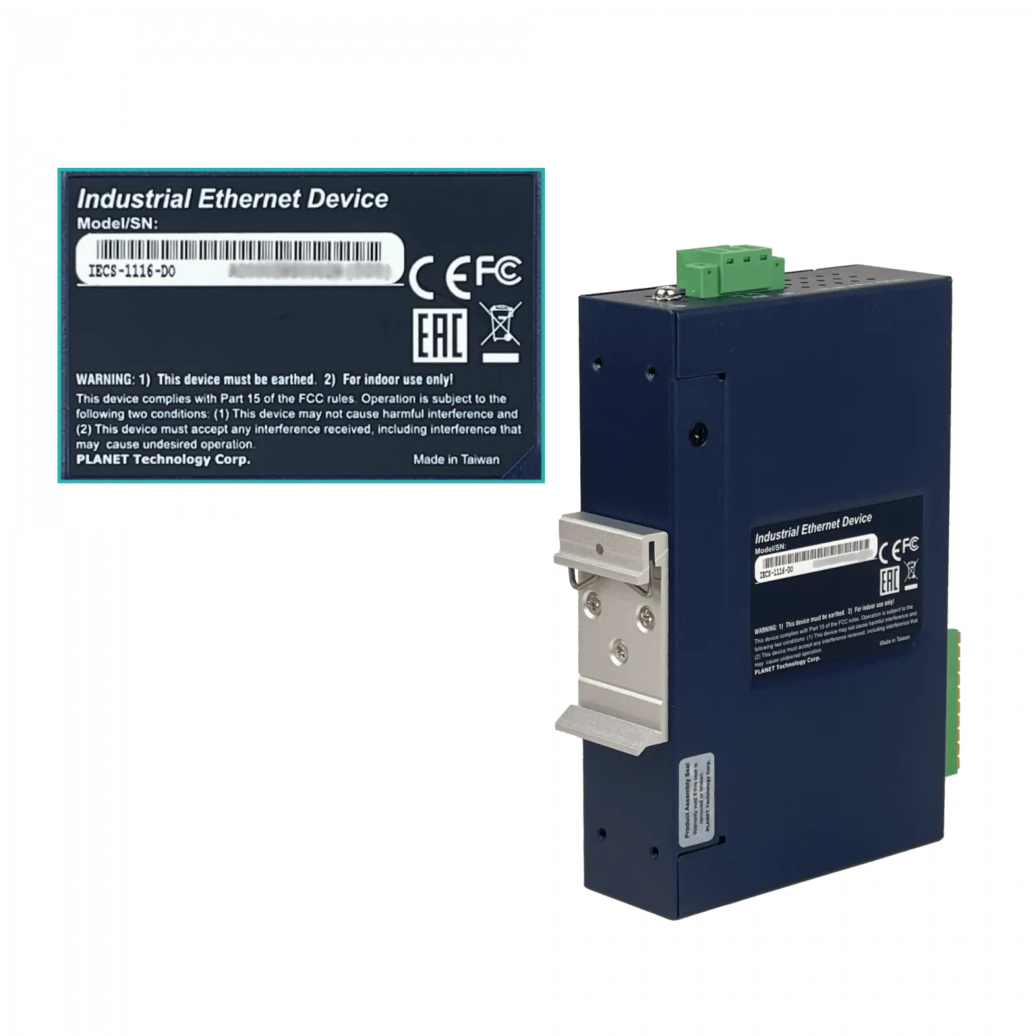 PLANET EtherCAT 16-Salidas I/O 2-RJ45 req9-48VDC 16-ch Digital Output 6