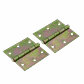 2-Bisagras 3,5x3,5-Pulg x2,0 3-Tornillos inc-12-Tornillos 89x89mm - Miniatura 4