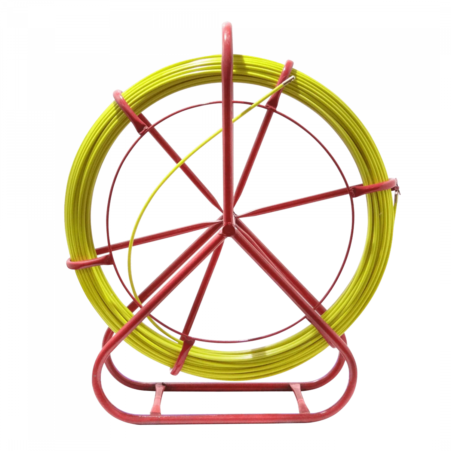 Pasacables 100m 7mm Fibra de Vidrio/PE con Carrete sin Ruedas, LAUCHA-100 2